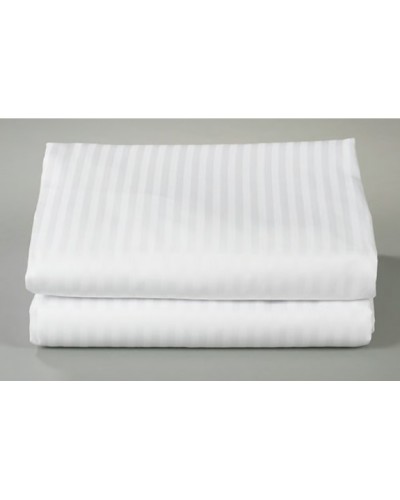 Tek kişilik Otel çarşafı 180x280cm 83 tel çizgili kumaş